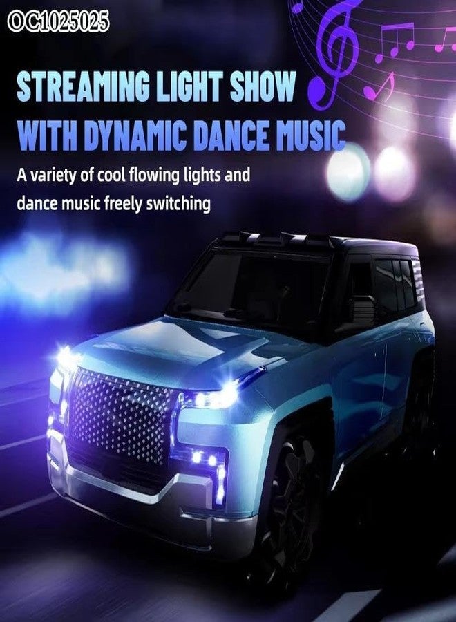 RABRA 1:12 Scale Rechargeable Moka U8 Remote Control Drift Car with EV Power Charge Station | Auto Park, Light & Music for Kids/Children Ages 3+, Multicolor - Image 2
